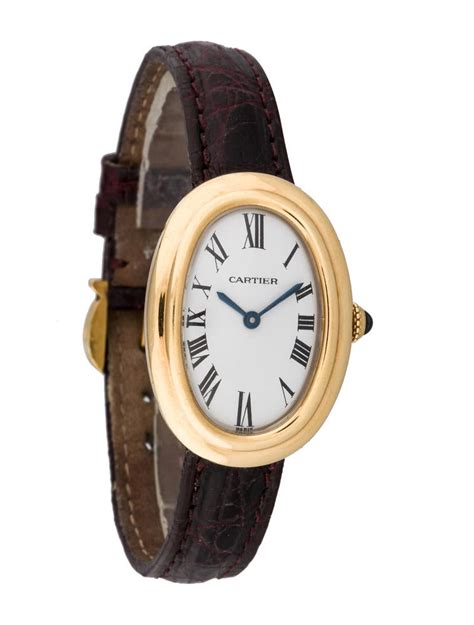 oval cartier watch|cartier baignoire watches.